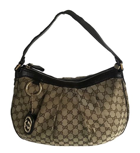 gucci small bag with braided botton and tassel|authentic gucci hobo bag.